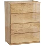 ROBUSTE : Fabriquée à partir de matériaux de haute qualité, ce meuble de rangement de chambre garantit durabilité et stabilité.