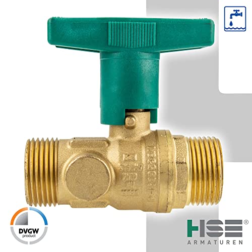 Válvula de bola DN20 1" llave de paso para agua potable con rosca exterior macho 4