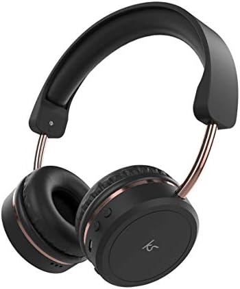 KitSound KSMEXBK Metro X Wireless Bluetooth On-Ear Headphones with Track Controls , Microphone and Call Handling - Black, 18.0 cm*16.3 cm*6.5 cm
