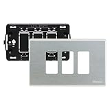 placca bticino magic Supporto più placca in kit Placca e supporto Magic Oxidal 3 Posti