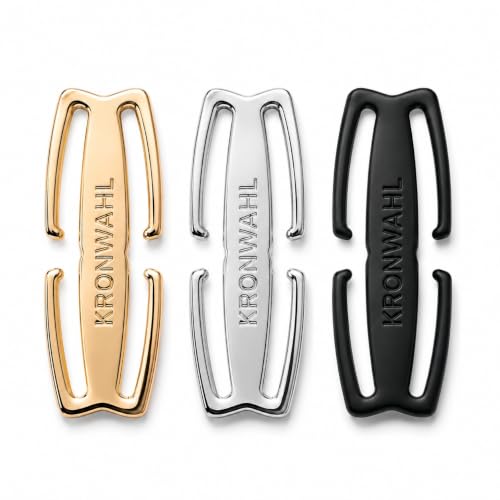 Kronwahl 3 BH Träger Clips aus Metall für Trägerbreite bis zu 1 8cm optimales BH Zubehör Bra Halter für unsichtbare Träger & attraktive Betonung von Ausschnitt und Rücken