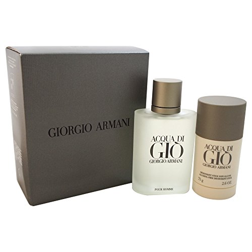 Acqua Di Gio By Giorgio Armani For Men Edt Spray 3.4-Ounce & Alcohol Free Deodorant Stick 2.6-Ounce, 0.25 Box #TOP19