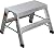 Metaltech Buildman 1.98 ft. x 2.2 ft. x 2 ft. Aluminum Work Platform with 300 Pound Load Capacity