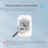 sinocare Safe AQ Pro I Blood Sugar Monitor, Blood Sugar Testing Kit, with Blood Ketone Warning, with Strips x 25 & Lancing Devices x 25 & Carrying Bag, 500 Memory, Results in mmol/L - Image 5