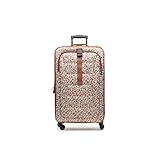 MISAKO CROS Maleta Mediana - Maleta de Viaje - 42X67X23 CM - Beige - Semirrígida