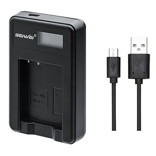 NIKON EN-EL12 対応新型USB充電器 バッテリーチャージャー LCD付 ４段階表示仕様 MH-65 Coolpix S9900, S9700, AW120, S9500, AW110, S70, S9600, S6300, S6200, S8100, S9100, S800c, S31 Digital Cameras対応 (NIKON EN-EL12対応)