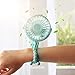 Suteng Stroller Fan Flexible Tripod Clip On Baby Fan, Battery Operated Mini Portable Handheld Fan for Car Seat Crib Stroller, USB Rechargeable Small Desk Fan with 3 Speeds and LED Lights