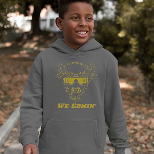 We Coming Coach Prime Colorado Youth-Sized Hoodie, Soft Fleece, Graphic Design2