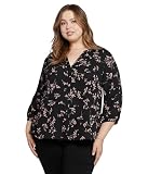 NYDJ Women's Plus Size Pintuck Blouse Cynthiana 0X