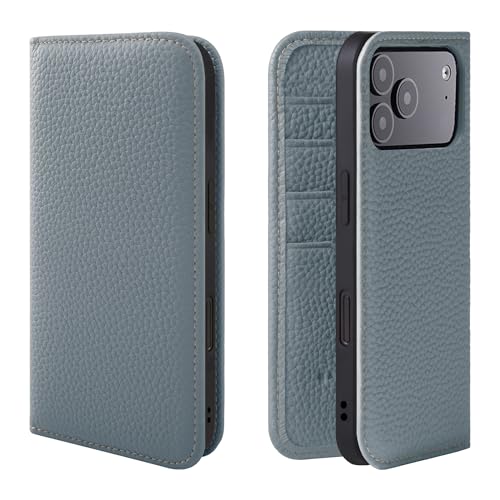 HANATORA for iPhone 17ProMax �P�[�X �蒠�^ �{�v �X�}�z�P�[�X �X�}�z �X�^���h �R�[�h�z���_�[ �t�� �V�������N�J�[�t���U�[ �}�O�l�b�g�Ȃ� �A�C�V�[�u���[ PH-17ProMax-IcyBlue �M�t�g �a���� ���� �j��