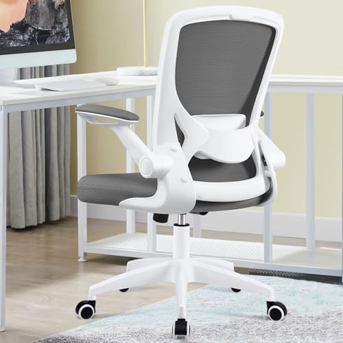 Kerdom 9060 Silla De Oficina Ergonómica Con Reposabrazos Plegables, Silla De Ordenador Giratoria De Tejido De Malla De 360 , Gris Oscuro Kerdom 9060 Silla De Oficina Ergonómica Con Reposabrazos Plegables, Silla De Ordenador Giratoria De Tejido De Malla De 360 , Gris Oscuro