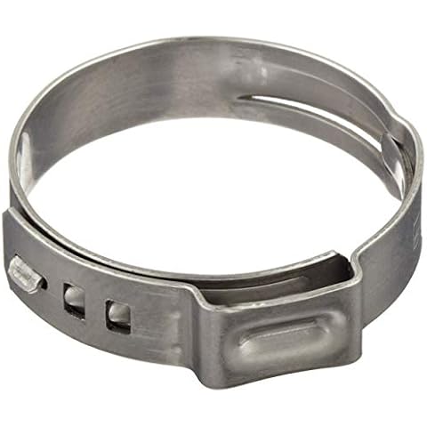MAIN ST COLLECTIVE - Oetiker 16700020 Stepless Ear Clamp, One Ear, 7 mm Band Width, Clamp ID Range 15.3 mm (Closed) - 18.5 mm (Open) (Pack of 50) Cover