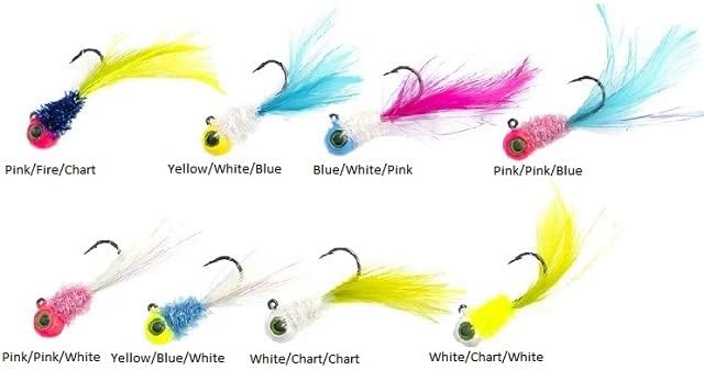 Jenko WB116PPW Kevin Rogers Warbird Hand Tied Jigs Pink/Pink/White 1/16 oz