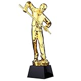 🏆【Hochwertige Materialien】：Die Trophäe besteht aus Eisen und ist mit Gold überzogen, und die Basis besteht aus Kunststoff.