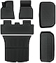 OEDRO Floor Mats Set for Tesla Model Y 2020-2023, All Weather Floor Mats Front Rear Cargo Liner Mat, Custom Fit for Tesla Full Set