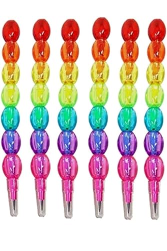 Image of Moti Pencil (8 PCS) Moti Pearl Stacking Non Sharpening Pencil, Beautiful Design, Long Lasting, Kids, Birthday, Return Gift(HFE8)