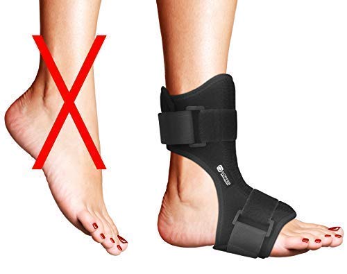 Copper Compression Plantar Fasciitis Night Splint - Drop Foot Orthopedic Brace And Dorsal Planter Fasciitis For Right Or Left Foot. Night Splints Support Sleep, Recovery, Tendonitis, Arthritis #TOP3