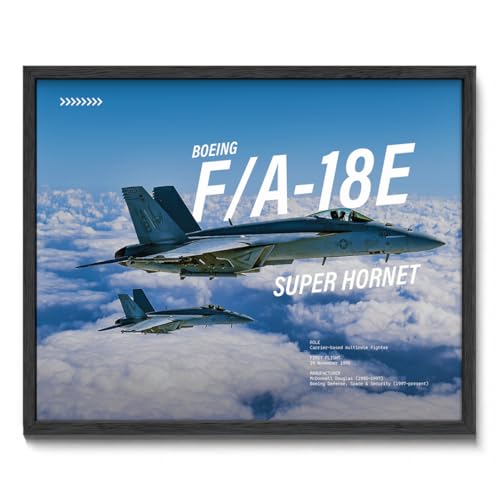 Wallbuddy F/A-18E Super Hornet Poster | Boeing Carrier-Based Multirole Fighter