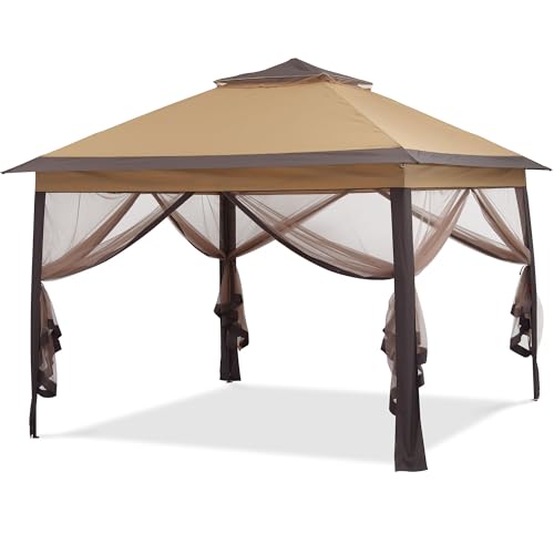 GDY 11x11 Pop Up Canopy Tent, Outdoor Canopy with Netting,