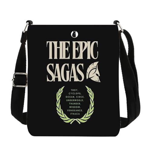 TIIMG Musical Lover Gift Musical Theater Gift Ancient Greece Music Lover Present Crossbody Bag (EPIC SAGAS cb)