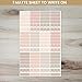 bloom daily planners Muted Neutrals Calendar Essentials Planner Stickers - 8 Sheets, 1629 Stickers Per Pack! - Color Coordinating Monthly Headings, Dates, Icons, Etc. - Aesthetic Boho