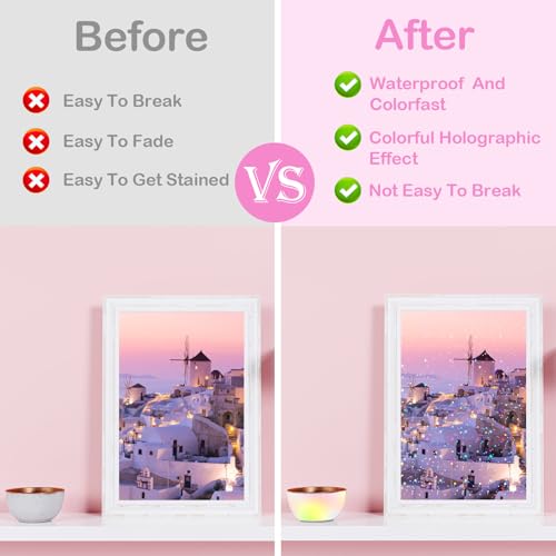Folhas laminadas holográficas, papel adesivo holográfico, película de papel holográfico, folhas auto