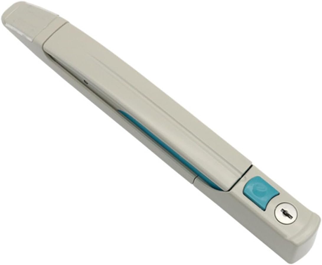 Handle Rotating Lock Zinc Alloy Box 1Pcs(Black)