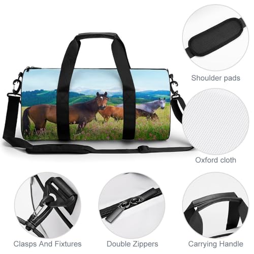 Duffel bag de randonnée imperméable avec compartiment à chaussures intégré - 5
