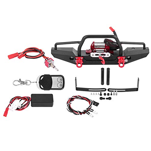 Pare-chocs avant RC HERCHR antichoc avec treuil et LED