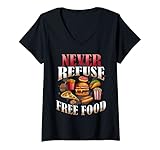 Never Refuse Free Food Cookie Cupcake Apparel T