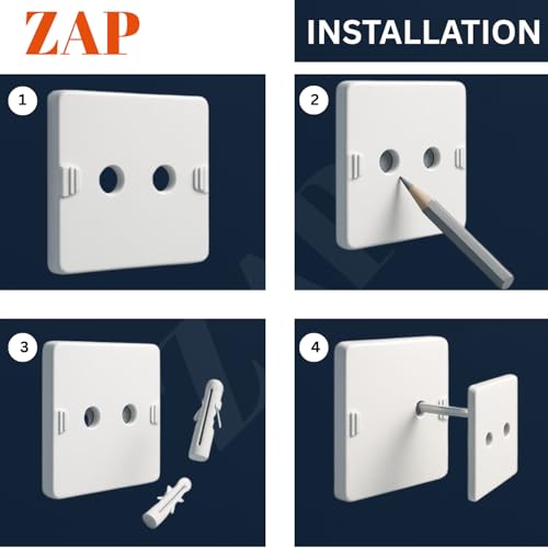Image of ZAP 304 Grade Stainless Steel Towel Rack | Wall Mounted Towel Holder for Bathroom & Kitchen | Chrome Plated Napkin Hanger | Anti-Rust Towel Bar | Bathroom Rack Shelf | Durable & Elegant Design