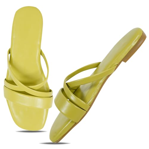 Image of DFR Women Casual Cushioned Flat Slippers Woman