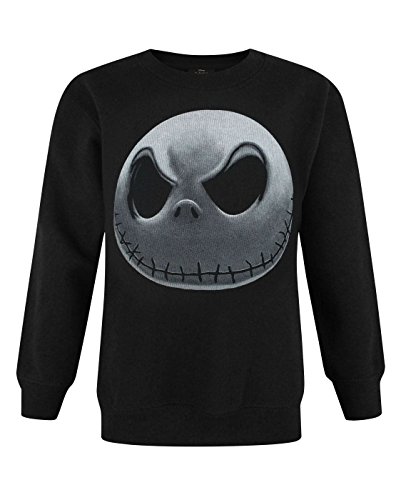 Pull de Noël Monsieur Jack Disney noir pour garçon