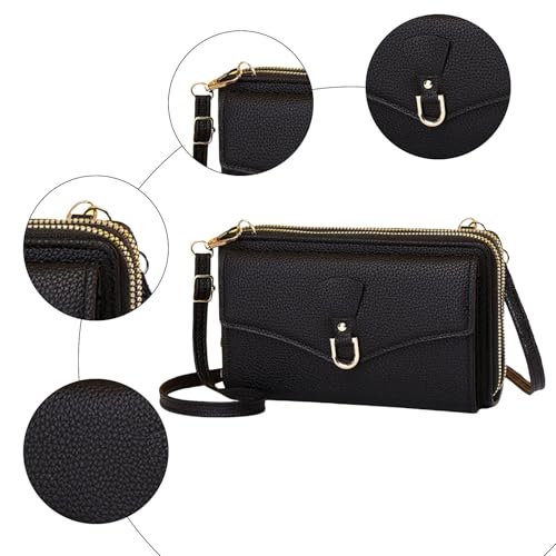 Sac en cuir fermeture éclair de style intemporel avec finitions soignées - 3