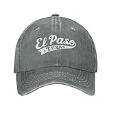 El Paso Baseball Cap Golf Dad Hat Adjustable Original Classic Gray
