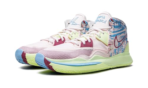 Image of Nike Kyrie Infinity 1 World 1 People DO9614-800 Safety Orange /Gorge Green /Sesame /Black Men's Basketball Shoes