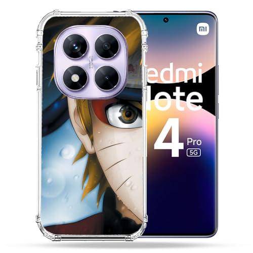 Coque Xiaomi Redmi Note 14 Pro 5G Naruto antichoc silicone Cokitec