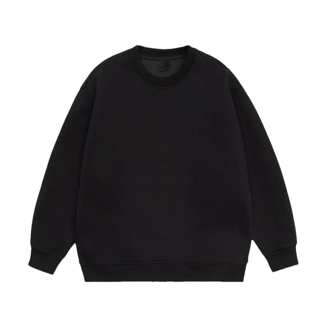 Suéter japonés bordado con estampado pequeño para hombre, estilo retro, estilo callejero, holgada, de manga larga