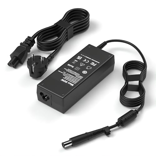 DECSZDY 90W 65W Netzteil Ladegerät Kompatibel mit HP ProDesk 400 600 G3 G4 G5 G6 Mini-PC SFF,Pavilion All-in-One AiO 20-B 22-B ProOne 400 G5 G6 Ladekabel Notebook PPP012H-S 7.4 * 5.0mm AC Adapter