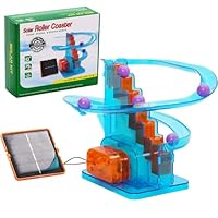 Solar Powered Climbing Stairs Toy - STEM Educational Racer, Solar Powered Kinetic Energy Science Kit for Kids Ages 6-12, Unique Birthday