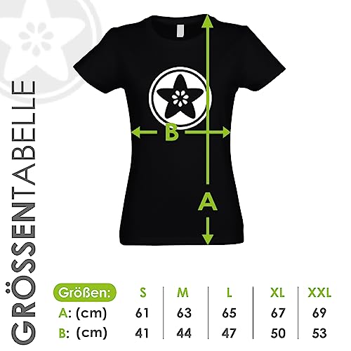 Kiwistar T-Shirt Damen schwarz - XL - Aufdruck individuell - mit Foto Bedruckt - Wunschtext - Druck personalisiert - Geschenk für Freizeit Sport - selber gestalten