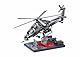 Sluban WZ-10S Militär-Hubschraubermodell, Maßstab 1:35, 914-teilig, 44,1 cm, Titan-Silber-Finish