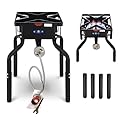 ARC 200,000BTU Propane Burner Camp Stove for Outdoor cooking,with Removable Legs,ideal for Woks, Skillets and Pots