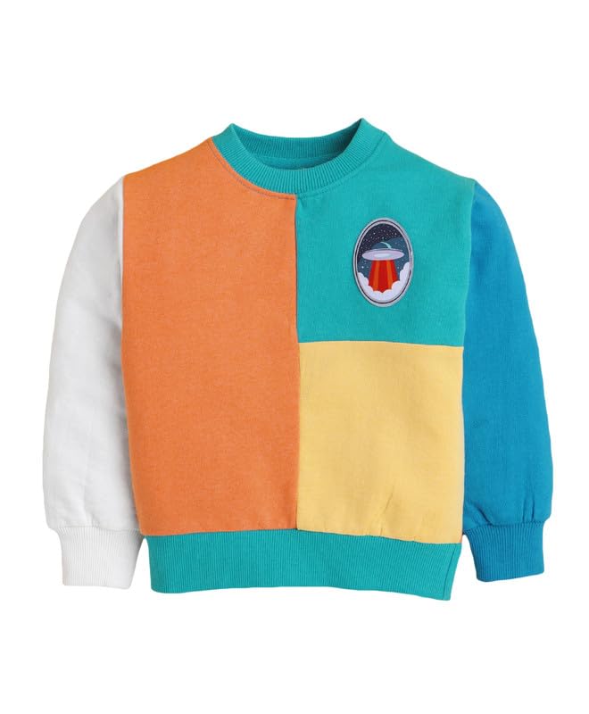 Boys Cotton Blend Full Sleeves Round Neck Sweatshirt (Peb10850858)-image-26