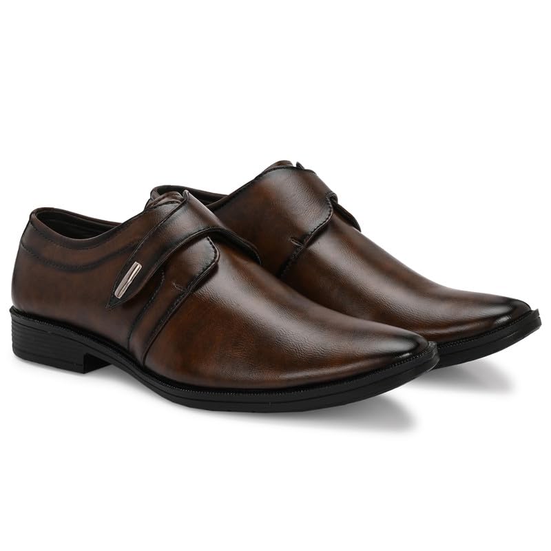 pecozy Comfortable Stylish Velcro Formal Shoes for Men-picture-54