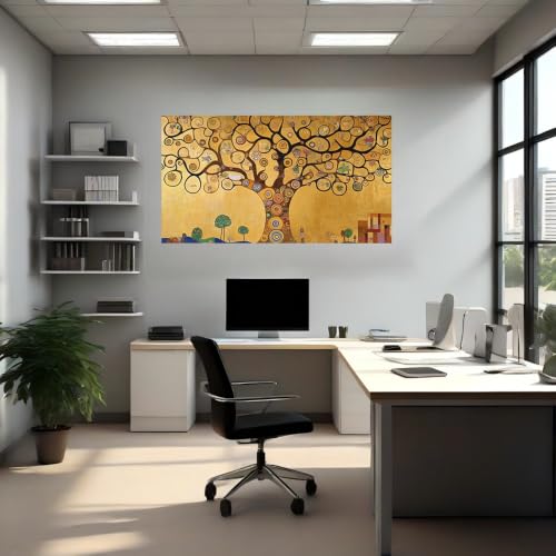 Calcomanías de pared árbol de la vida autoadhesivas para renovar paredes sin obras 4