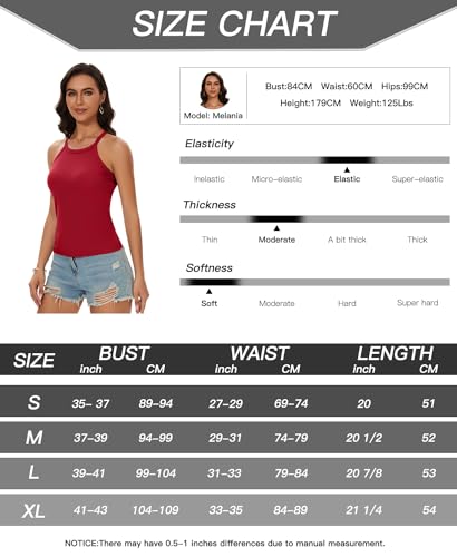 Image of Womens Racerback Ribbed Tank Top Camisole with Built in Bra Sport Yoga Top