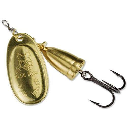 Blue Fox Classic Vibrax 02 Plated 3/16 (Gold/Gold , Size- 2.44) #TOP2