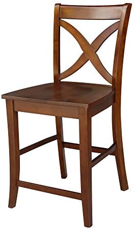 International Concepts Vinyard Counterheight Stool - 24" SH Espresso