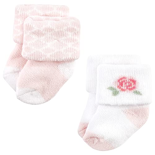 Image of Hudson Baby Baby 8-pack Cotton Rich Newborn and Terry Socks